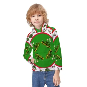 Boys Girls Pullover Hoodies Comfortable Pull-Over Hoodie with Kangaroo Pocket Autumn Outfit for Kids