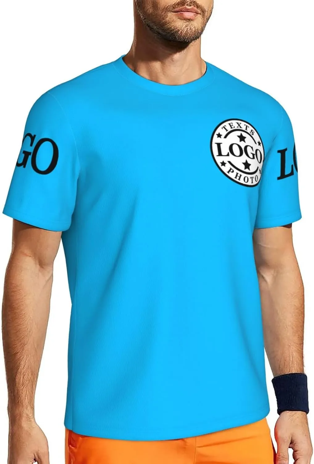 Custom T Shirts for Men Custom Tshirts Unisex Add Text Logo Photo Personalized Tshirts Customized T Shirts Front Back