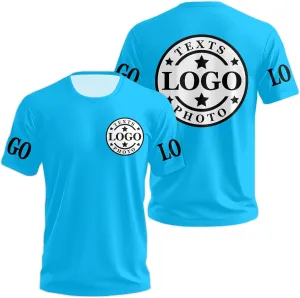 Custom T Shirts for Men Custom Tshirts Unisex Add Text Logo Photo Personalized Tshirts Customized T Shirts Front Back