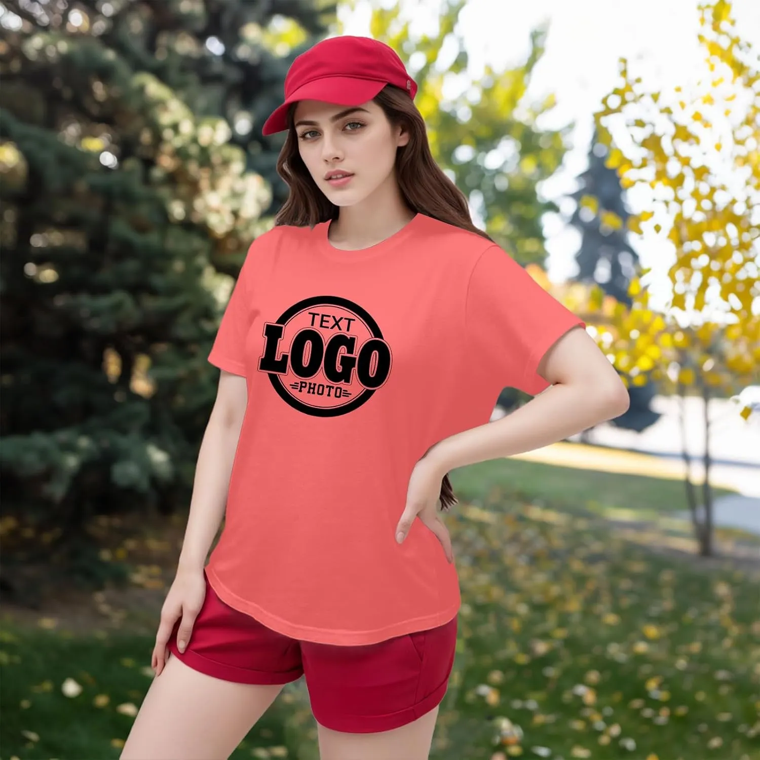 Custom T Shirts for Women with Your Text Photo Logo Personalized T Shirts Custom Shirt Design Your Own Custom Tee Shirt