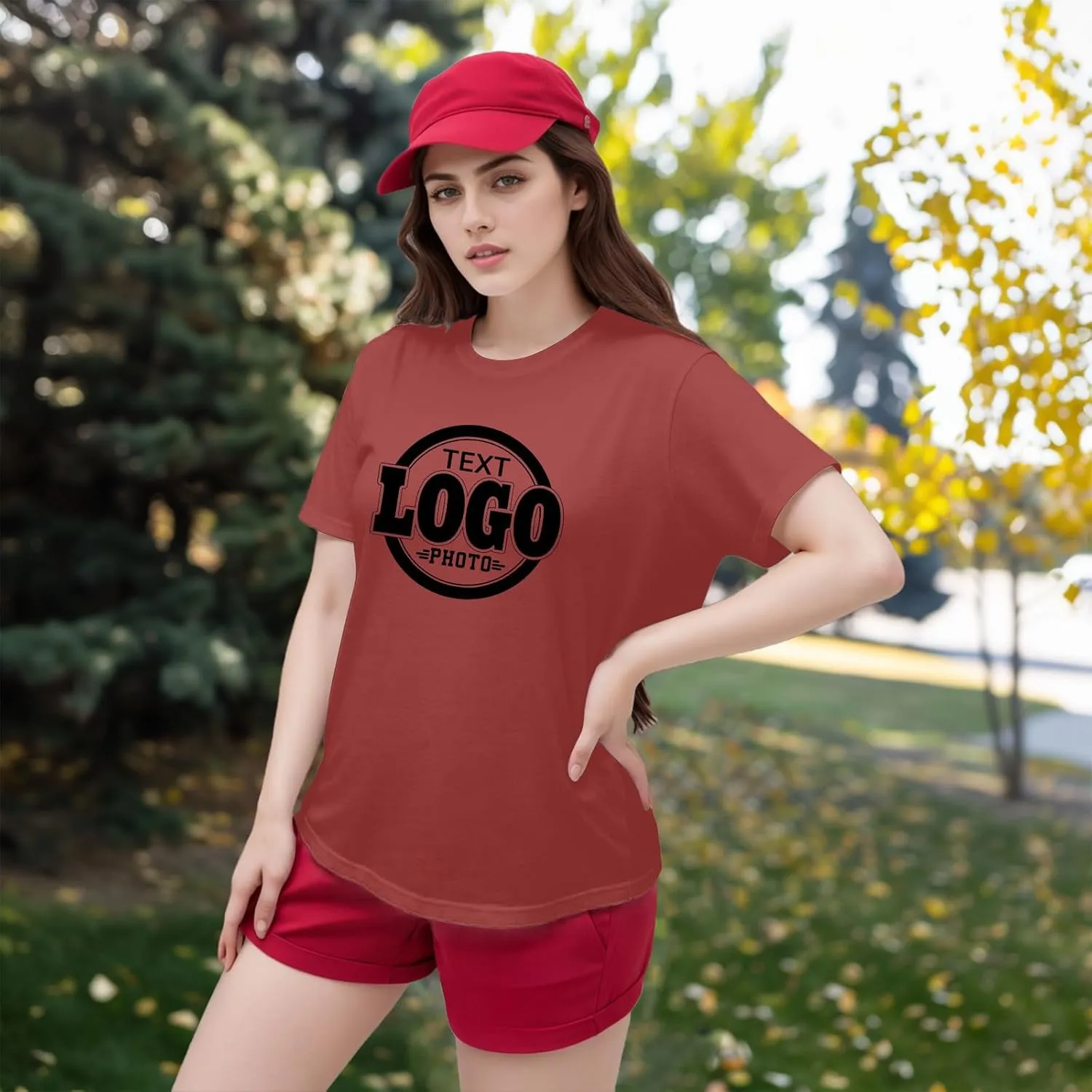 Custom T Shirts for Women with Your Text Photo Logo Personalized T Shirts Custom Shirt Design Your Own Custom Tee Shirt