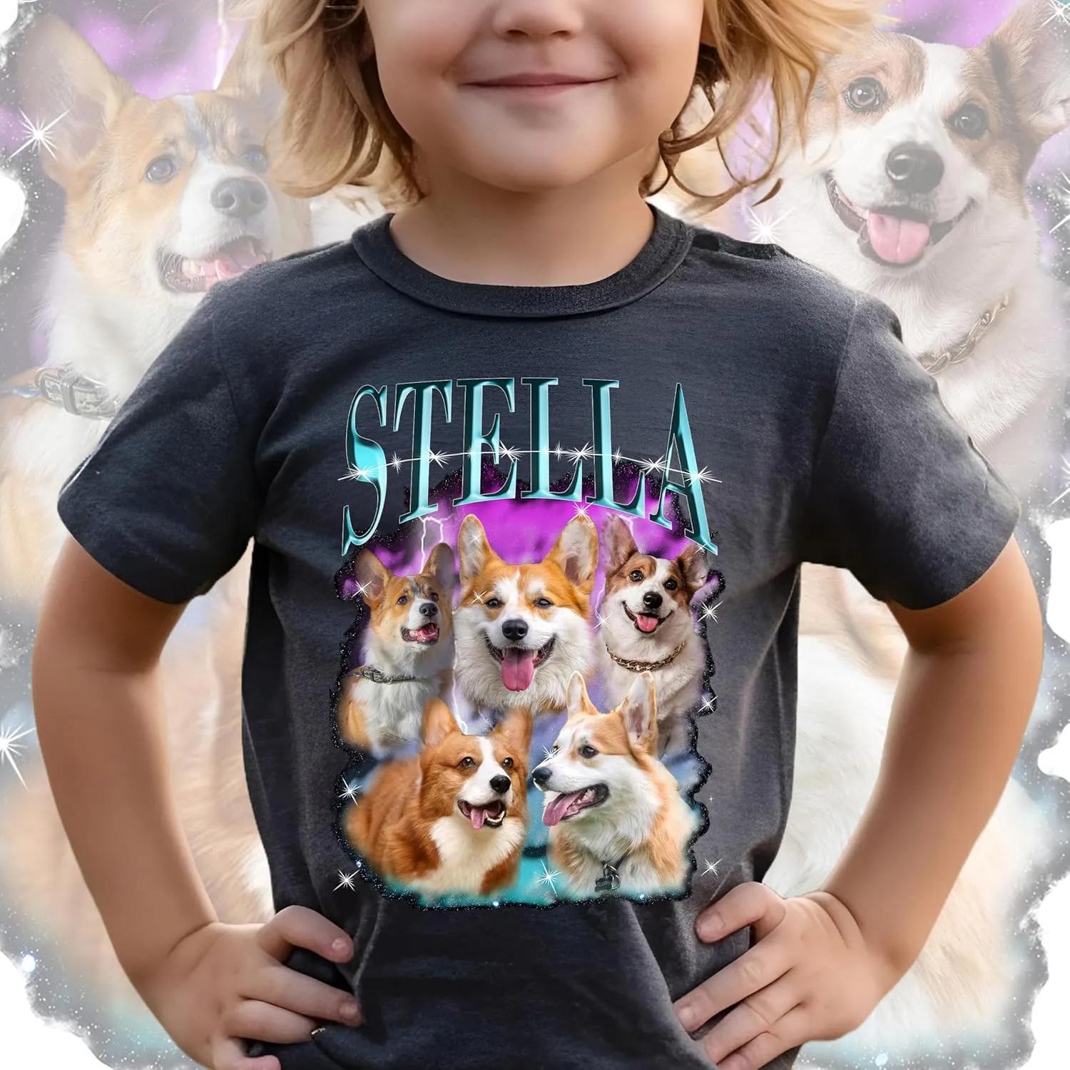 Custom Your Own Toodler T-Shirt, Bootleg Rap Tee, Personalized Gifts for Couple Shirts,Your Custom Photo and Text T Shirt, Including Graphic Tee and Dog Shirts, Insert Your Design Shirt