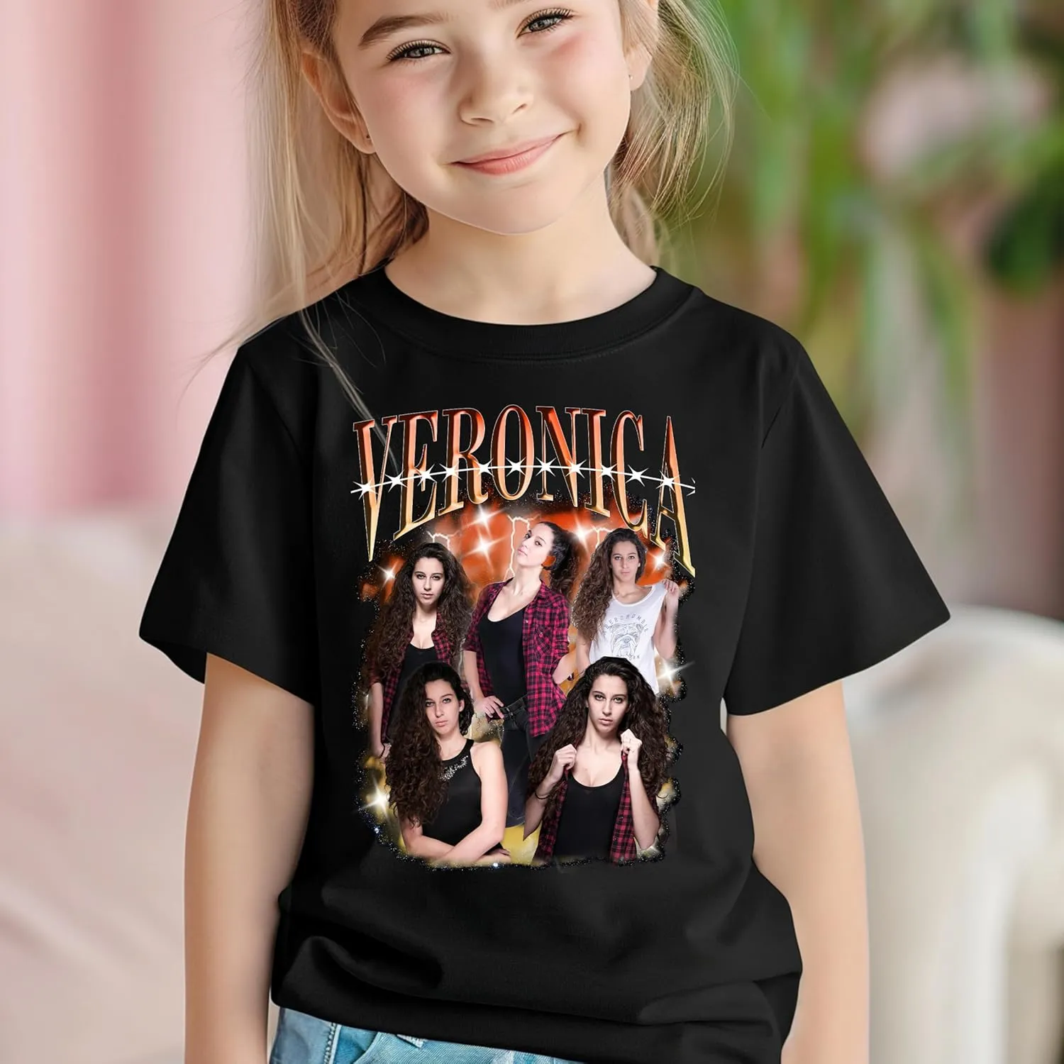 Custom Your Own Toodler T-Shirt, Bootleg Rap Tee, Personalized Gifts for Couple Shirts,Your Custom Photo and Text T Shirt, Including Graphic Tee and Dog Shirts, Insert Your Design Shirt