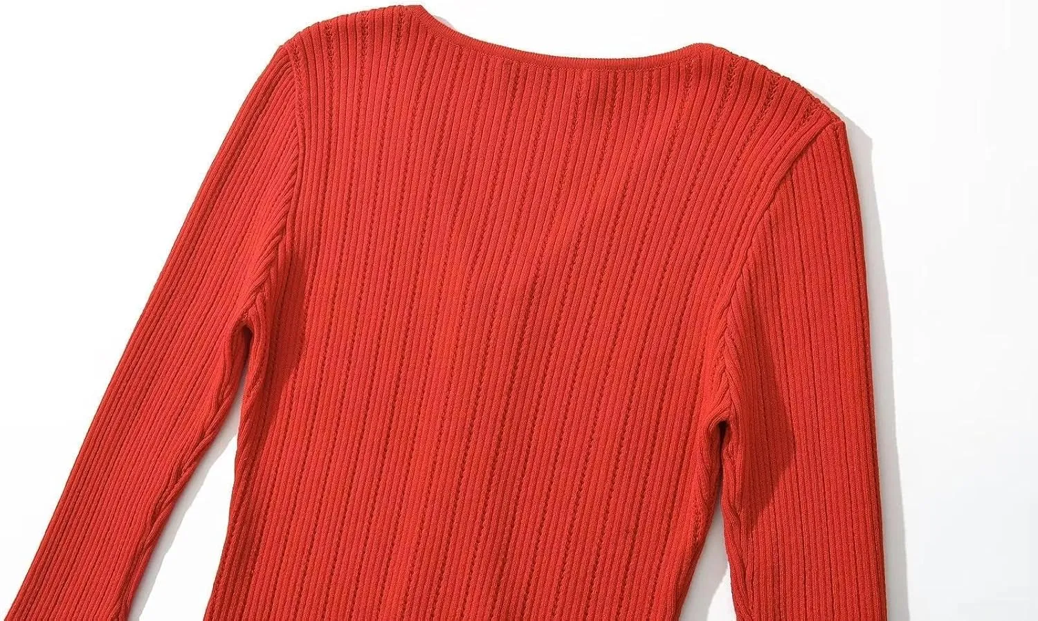 efvandoloe Spring Autumn Two Way Zipper Cardigans Women Knitted Slim Flare Sleeve Solid Color Sweaters