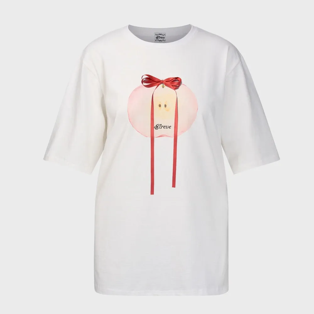 [EIREVE] Seasonless GRAPHIC T-SHIRTS (APPLE)