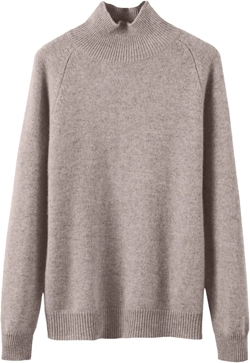 SERYU Cashmere Turtleneck Sweater for Women Comfort Pullover Tops Casual Turtleneck Long Sleeve Wool Sweater