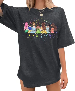 UNIQUEONE Magical Shirt for Women: Magic Kingdom Tshirt Princess Shirt Family Vacation Trip Tee