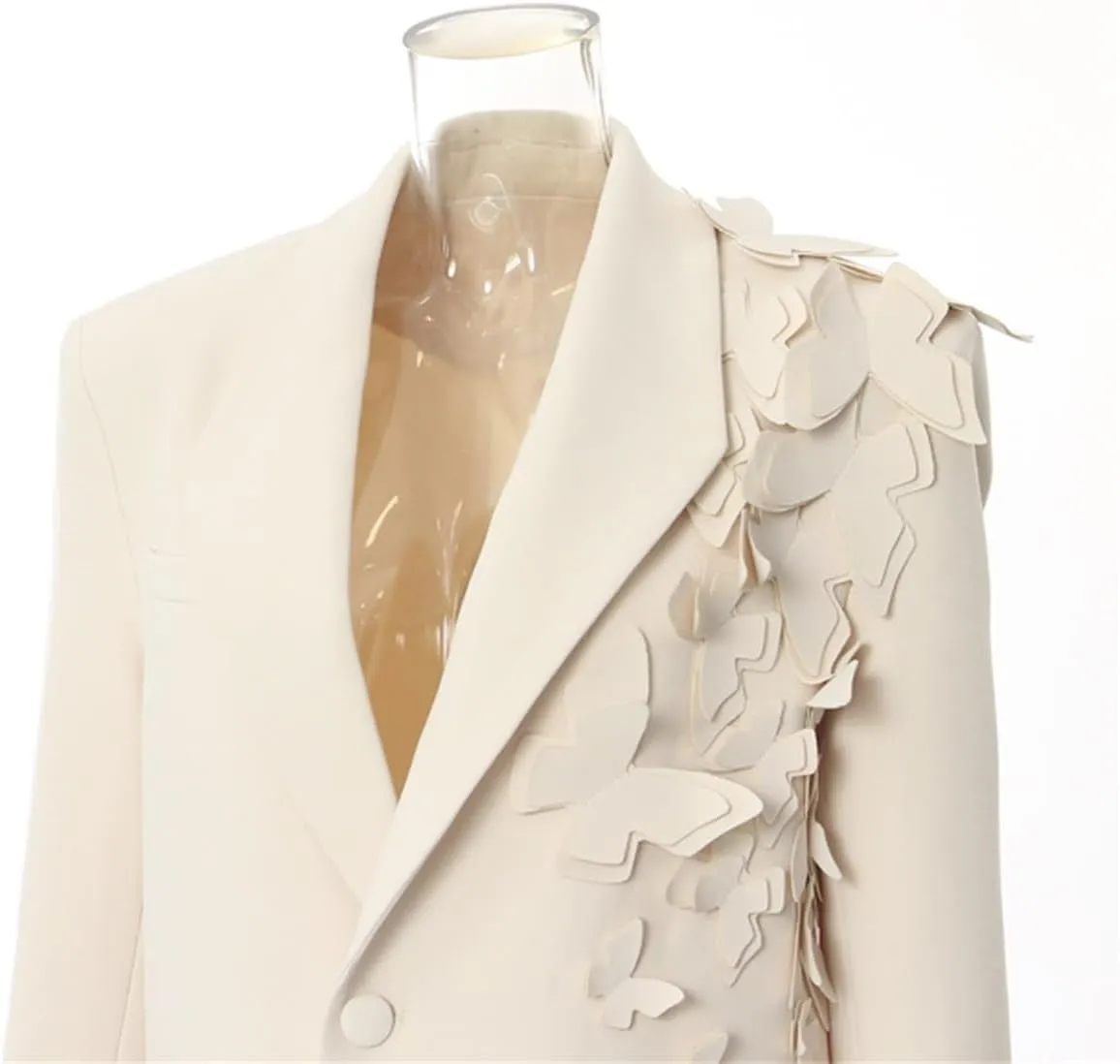 Women Butterfly Over Size Elegant Blazer Lapel Long Sleeve Coat Fashion Spring Autumn Suit Jackets
